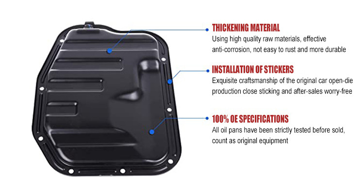 Kemmex 100007 Automatic Transmission Oil Pan for 0AM DSG DQ200 7spd Easy Installation