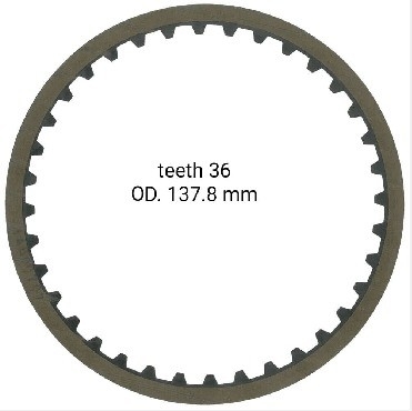 OE NO. K210 CVT Automatic Transmission Reverse Friction Plate OD 137.8MM