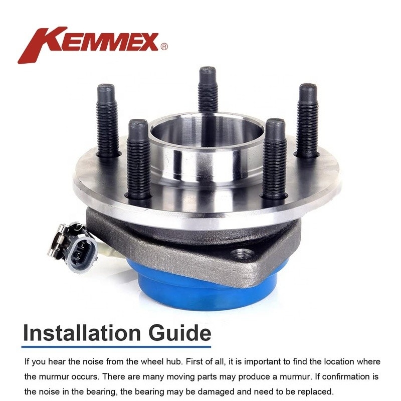 Kemmex 513121 Front Wheel Hub and Bearing Assembly for Buick Cadillac Chevy Pontiac Standard Size 5 Lugs ABS