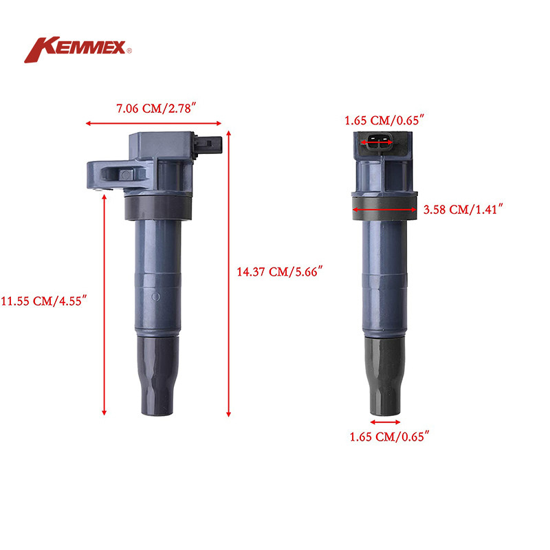 KEMMEX UF546 Auto Ignition Coil for Kia Sorento 2002 and Santa Fe 2014 273013C100