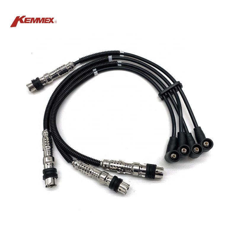 OEM Standard Size KEMMEX 69817 Spark Plug Wire Ignition Cable Set Year 2009- for Seat