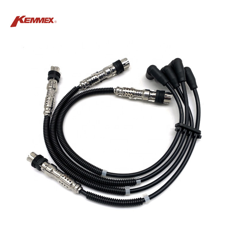 OEM Standard Size KEMMEX 69817 Spark Plug Wire Ignition Cable Set Year 2009- for Seat