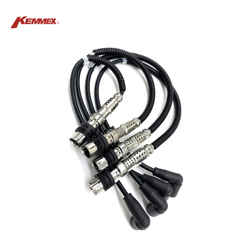 OEM Standard Size KEMMEX 69817 Spark Plug Wire Ignition Cable Set Year 2009- for Seat