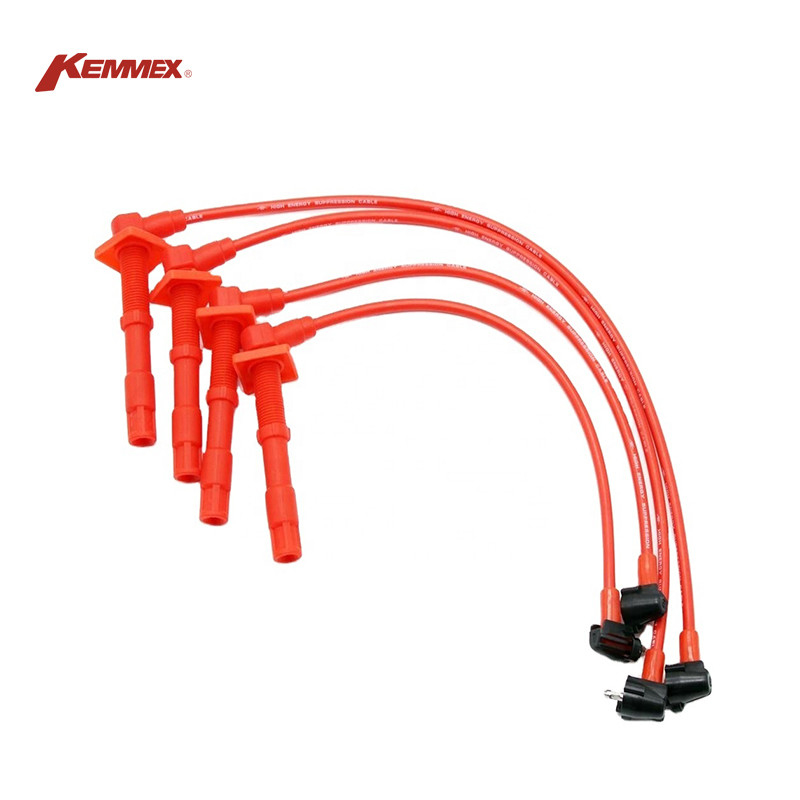 KEMMEX 69828 Spark Plug Wire Ignition Cable Set 90919-22372 9091922372 for Toyota Corolla 1997 Other