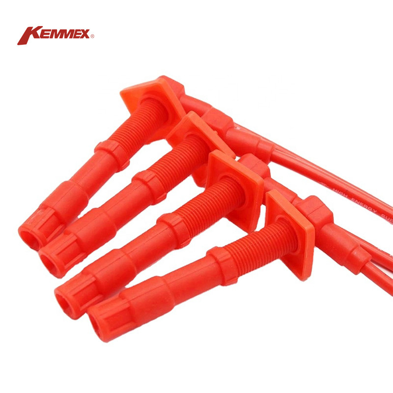 KEMMEX 69828 Spark Plug Wire Ignition Cable Set 90919-22372 9091922372 for Toyota Corolla 1997 Other